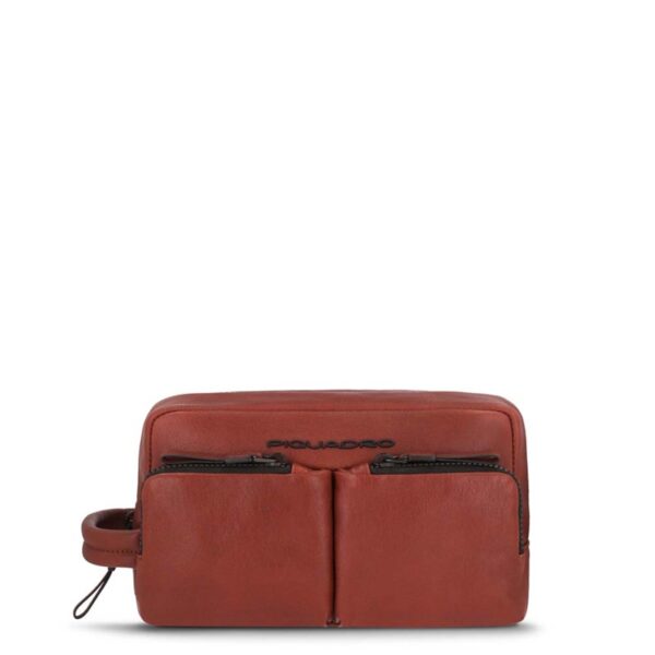 Necessaire piqaudro linea harper in pelle