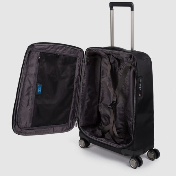Trolley cabina piquadro 4 ruote in tessuto brief2