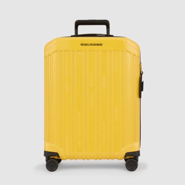 Trolley piquadro grande 4 ruote in policarbonato