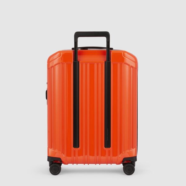 Trolley piquadro medio 4 ruote in policarbonato