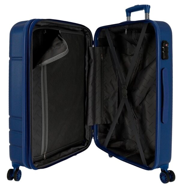 Trolley medio joumma bags abs 68 cm 4r. movom galaxy marino