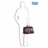 Borsa da medico piquadro tutta pelle blue square