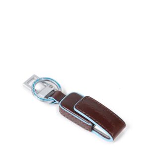 Portachiavi piquadro in pelle con chiavetta usb da 32 gb