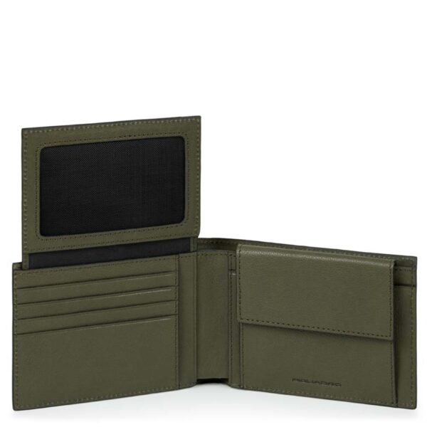 Portafoglio piquadro con porta documenti e rfid black square
