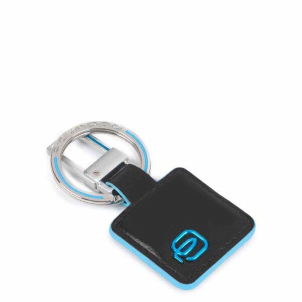 Portachiavi piquadro con inserto in pelle