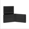 Portafoglio in pelle uomo piquadro con porta monete rfid