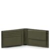 Portafoglio piquadro con porta documenti e rfid black square