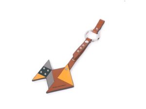 Portachiavi piquadro charm in pelle pesce