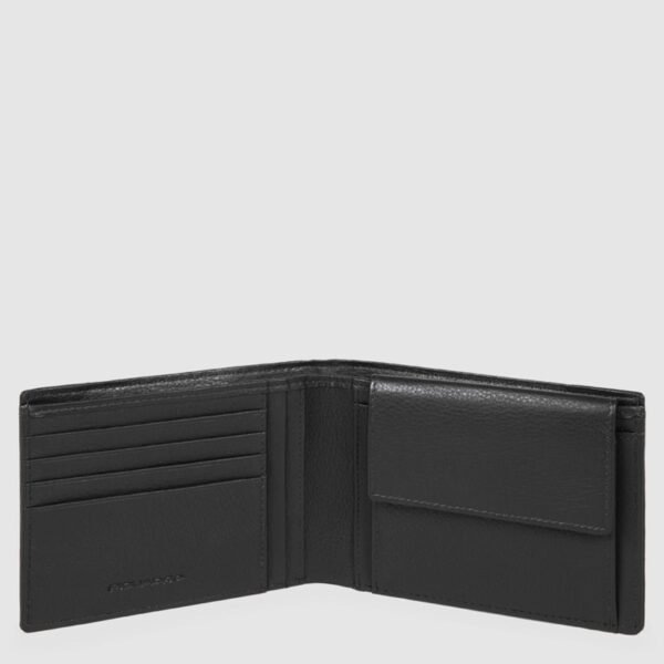 Portafoglio uomo piquadro con portamonete chevron