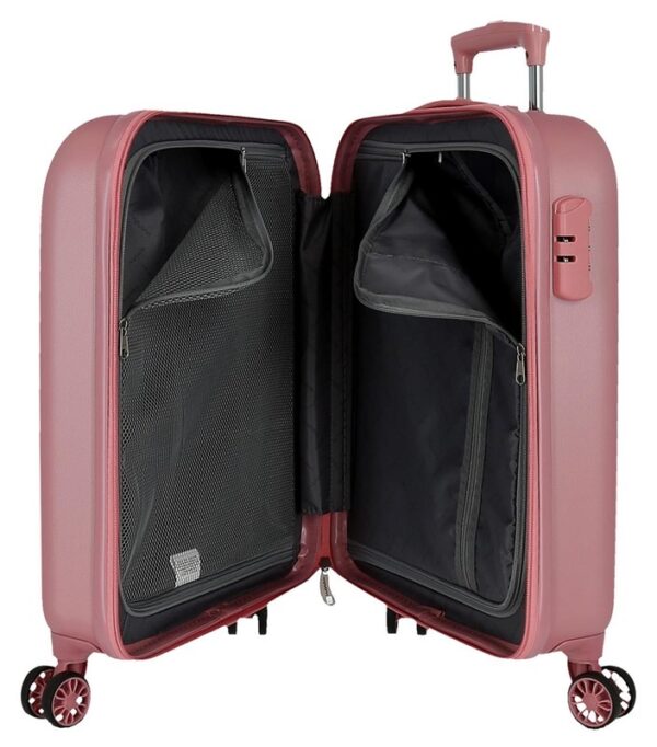 Trolley abs 55 cm 4r movom riga rosa