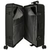 Valigia abs 66 cm 4r c/exp wood nero