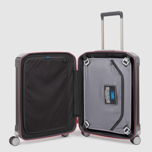 Trolley piquadro rigido ultra slim a quattro ruote