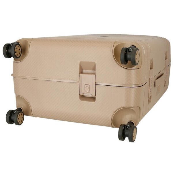 Valigia abs 66 cm 4r c/exp wood champagne