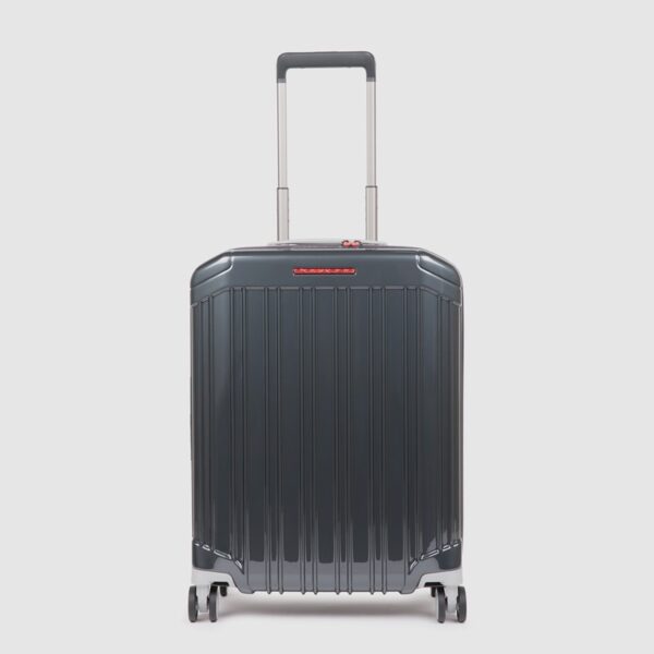 Trolley piquadro rigido ultra slim a quattro ruote