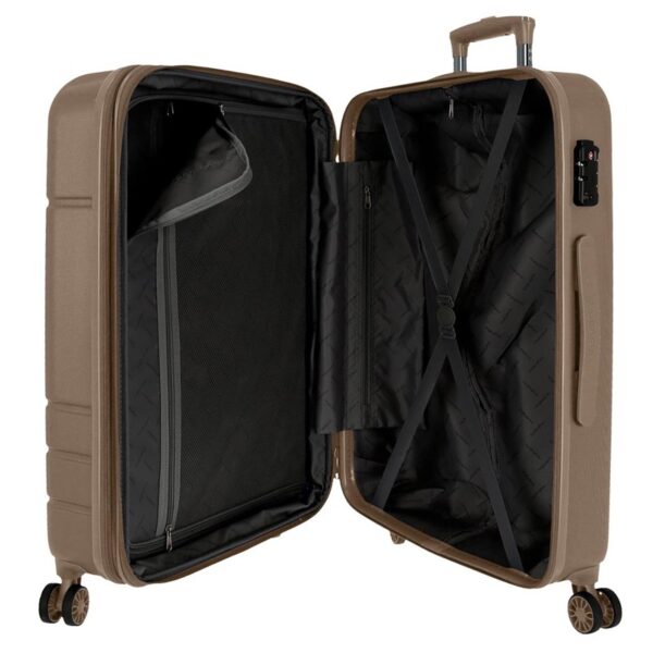 Valigia abs 75 cm 4r movom galaxy champagne