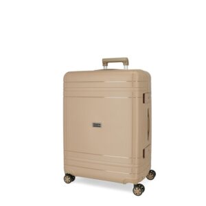 Valigia abs 66 cm 4r c/exp wood champagne
