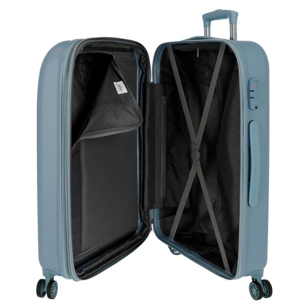 Trolley abs 70cm 4r. movom riga azul cielo