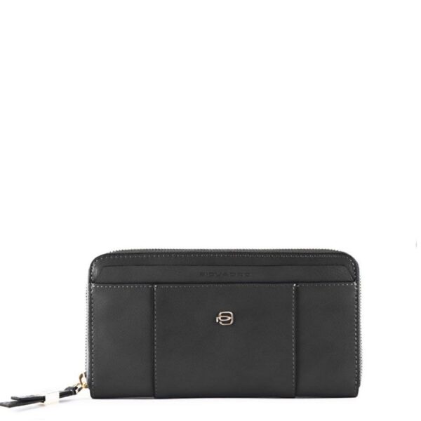 Portafoglio donna piquadro 4 soffietti con zip