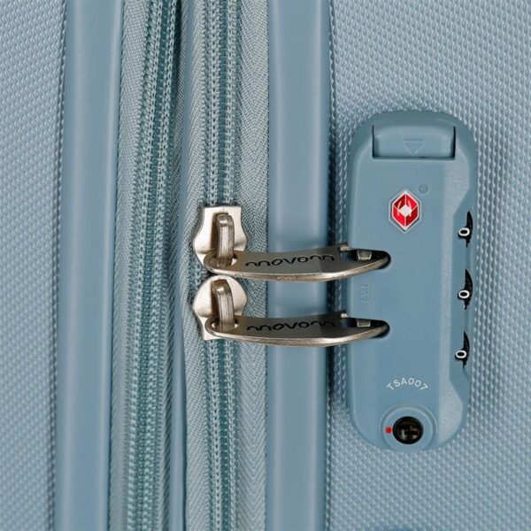 Trolley abs 70cm 4r. movom riga azul cielo