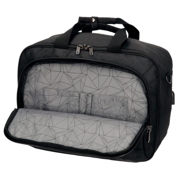 Bolsa de viaje movom trimmed negro