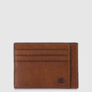 Bustina piquadro porta carte credito tascabile black square