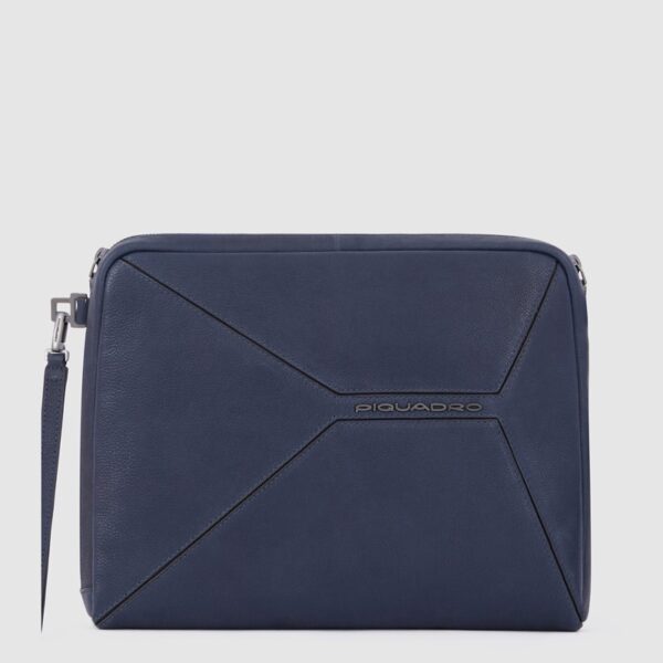 Pochette piquadro in pelle