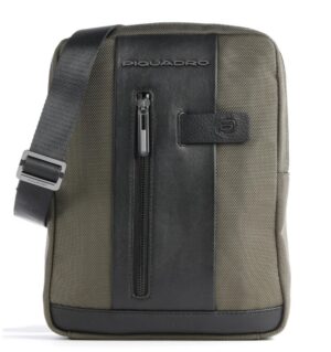 Borsa a tracolla piquadro in nylon riciclato brief 2