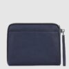Pochette piquadro in pelle