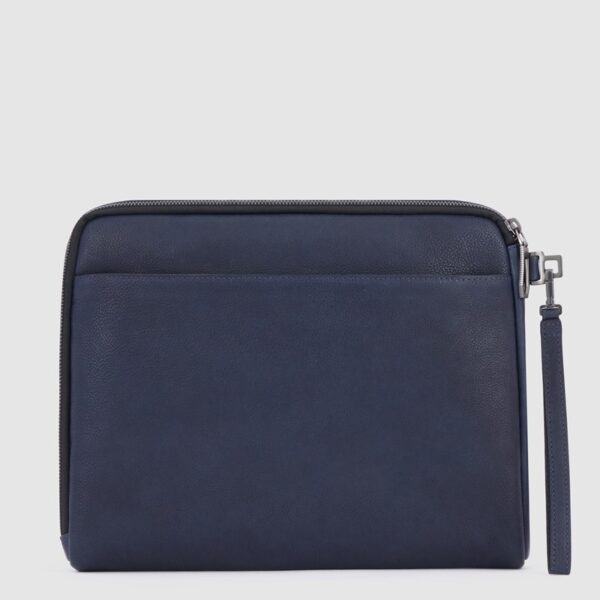 Pochette piquadro in pelle