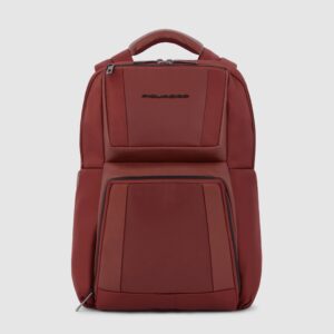 Zaino piquadro porta pc 14 in pelle e tessuto
