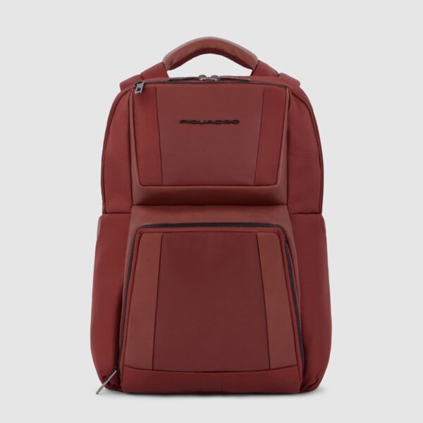 Zaino piquadro porta pc 14 in pelle e tessuto