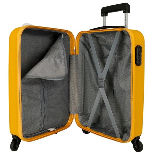 Trolley joumma abs 55 cm 4 r. flex ocre