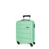 Trolley abs 55 cm 4 r. flex turquesa