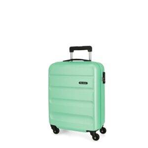 Trolley abs 55 cm 4 r. flex turquesa