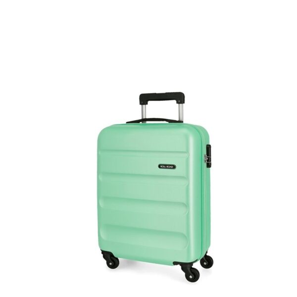 Trolley abs 55 cm 4 r. flex turquesa