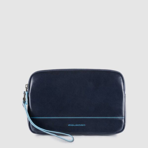 Pochette uomo con polsiera piquadro