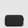Pochette a due scomparti in tessuto riciclato