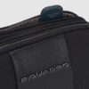 Pochette a due scomparti in tessuto riciclato