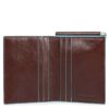 Portafoglio piquadro verticale con molla