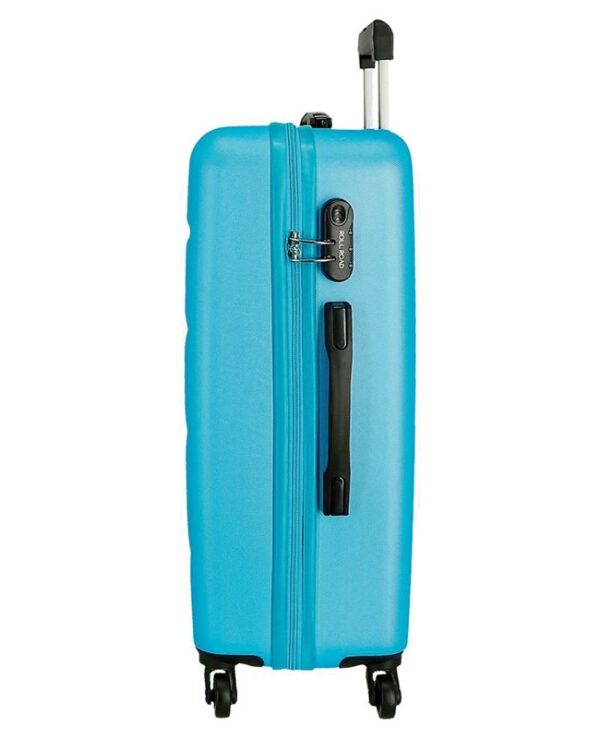 Trolley joumma abs 65 cm 4 r. flex azzurro