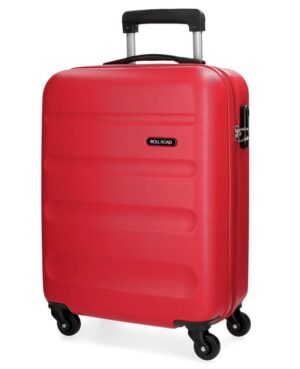 Trolley abs 55cm.4r flex rojo