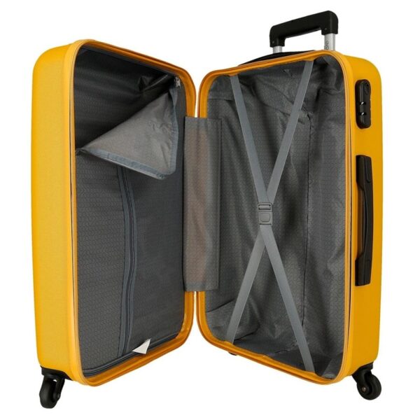 Trolley joumma abs 65 cm 4 r. flex ocre