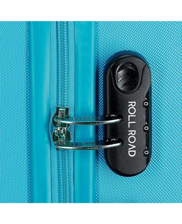 Trolley joumma abs 55 cm 4 r. flex azzurro