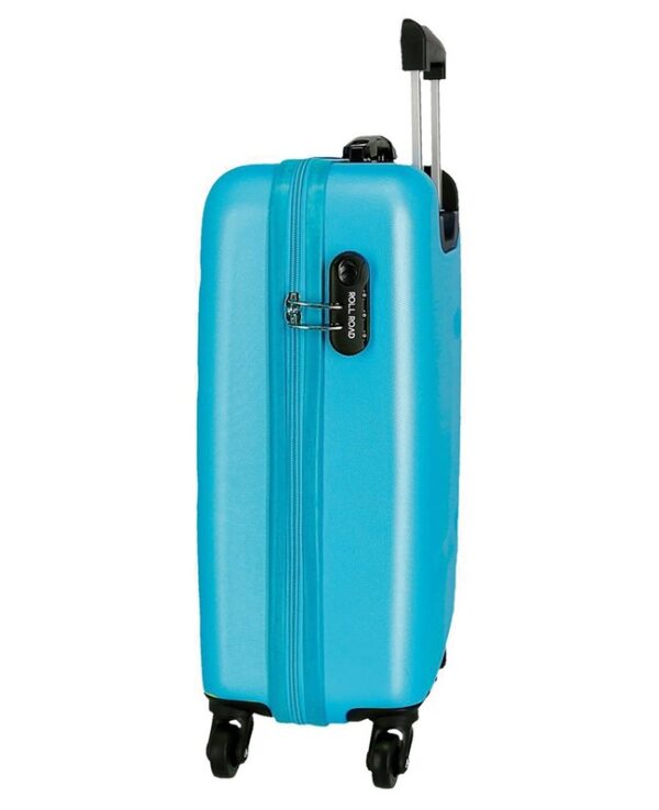 Trolley joumma abs 55 cm 4 r. flex azzurro