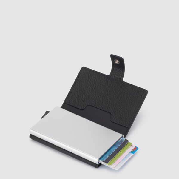 Portacarte di credito piquadro in metallo