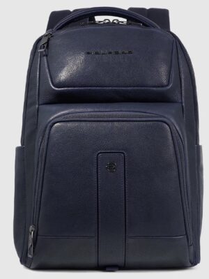 Zaino in pelle piquadro 2 comparti e porta pc 14''
