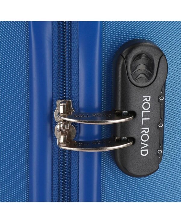 Trolley abs 55cm.4r.flex azul