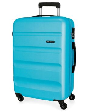 Trolley joumma abs 65 cm 4 r. flex azzurro