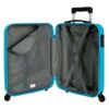 Trolley joumma abs 55 cm 4 r. flex azzurro