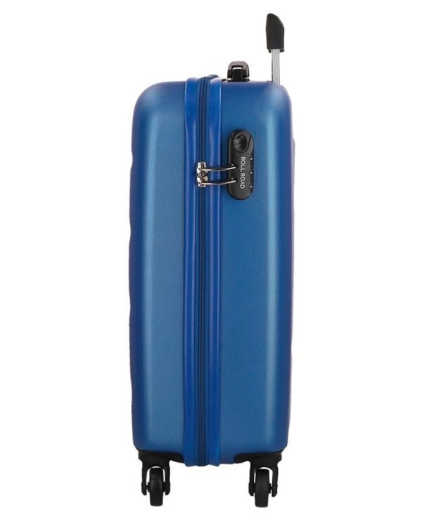 Trolley abs 55cm.4r.flex azul